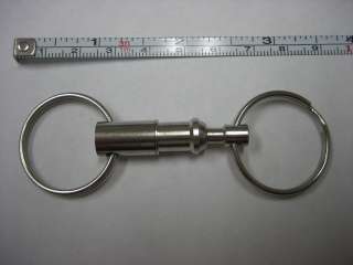 Pull Apart Quick Release Keychain Key Rings  