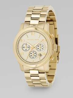   Kors   Stainless Steel Chronograph Watch/Goldtone   