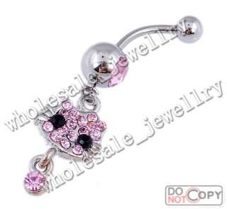 wholesale 12pcs 316L&acrylic 18G belly navel rings body jewelry
