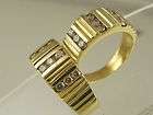   GOLD TWO PIECE HIS & HERS DIAMOND WEDDING BANDS   BRIDAL SET RINGS