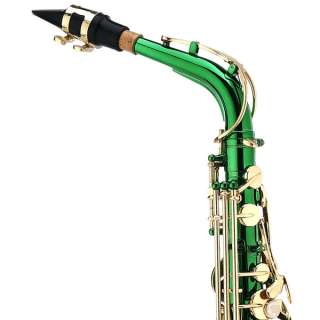   280 Alto Saxophone Sax +Book+Tuner ~Gold Silver Blue Green Purple Red