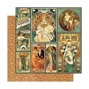  Graphic 45 Steampunk Debutante Double Sided Paper 12X12 