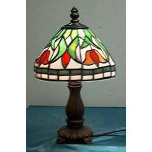  Tiffany style stained glass tulip lamp: Home Improvement