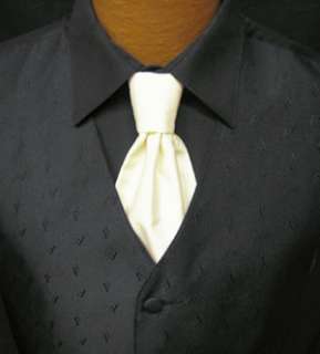 Mens Tuxedo Ascot Long Tie Choose From 11 Colors  