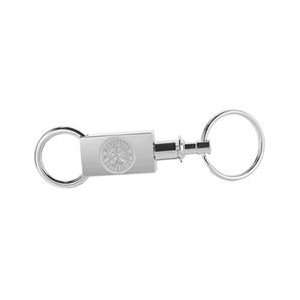  Marquette   Two Sectional Key Ring   Silver Sports 