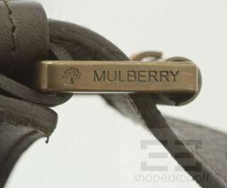 Mulberry Dark Brown Pebbled Leather Blenheim Shoulder Bag  