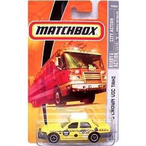  Matchbox City Action #51 06 Crown Vic Taxi Yellow 