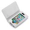 FOR IPHONE 4 4G 4S WALLET LEATHER FLIP CASE COVER （WHITE COLOUR 