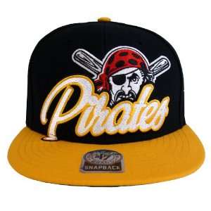  Pittsburgh Pirates 2 Tone Slam Dunk Retro 47 Snapback Cap 