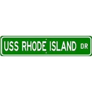  USS RHODE ISLAND SSBN 740 Street Sign   Navy Sports 