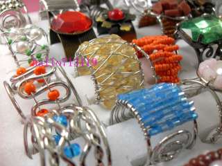   Rhinestone beads design RINGS WHOLESALE fashion lot jewelry  