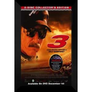  3 The Dale Earnhardt Story 27x40 FRAMED Movie Poster 