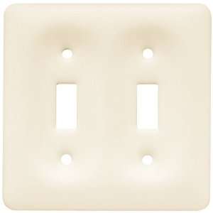  Liberty Hardware 64481 Ceramic Double Switch Wall Plate 