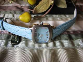 Picard & Cie Ladies Shine Blue Leather Strap/Mother of Pearl Dial
