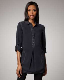 Top Refinements for Long Sleeves Silk Top