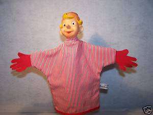 40s Kellogs Rice Krispies Crispies Crackle hand puppet  