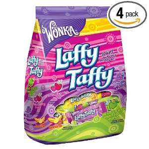 Wonka Laffy Taffy Easter Bag, 29.0 Ounce (Pack of 4):  