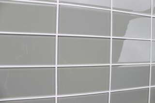   x6 Glass Subway Tile Kitchen Backsplash Bathroom Shower Wall  