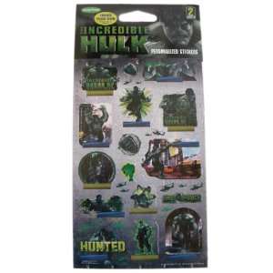   Hulk, série à autocollant Paquet de 2 feuilles: Toys & Games