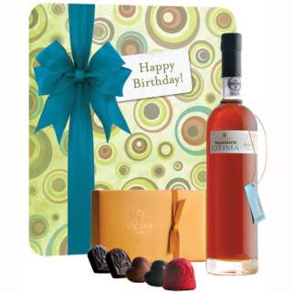 Happy Birthday Warres Otima Port & Godiva Chocolates 