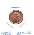 BU** 1946 S LINCOLN WHEAT CENT PENNY