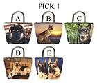 German Shepherd Dog Puppy Puppies A E Bucket Bag Handbag Purse #PICK 1