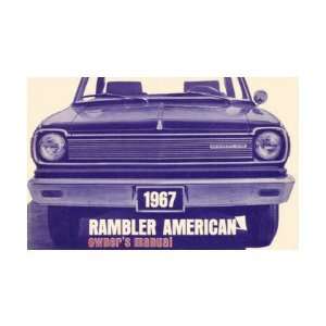  1967 AMC AMERICAN Owners Manual User Guide Automotive