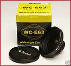 Nikon WC E63 Wideangle Converter NIB L@@K