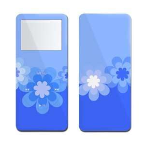 Retro Blue Flowers   Apple iPod nano 1G (1st Generation) 1GB/ 2GB/ 4GB 