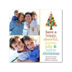 Christmas Cards   Rainbow Tree By Night Owl Paper Goods  