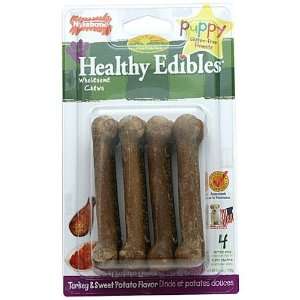  : Puppy Healthy Edibles   Turkey & Sweet Potato   4 ct: Pet Supplies