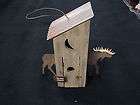   moose birdhouse decoration outhouse cabin lodge camp hunting 13804