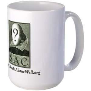 SAC green logo type Shakespeare Large Mug by   