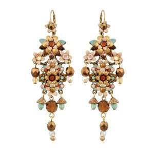 Michal Negrin Distinctive Chandelier Earrings Adorned with 