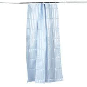   Stripe Polyester Shower Curtain Bath Curtain   Blue