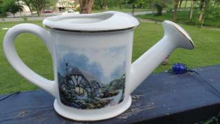 THOMAS KINKADE CHANDLERS COTTAGE PORCELAIN WATER CAN  