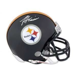James Harrison Pittsburgh Steelers Autographed Mini Helmet:  