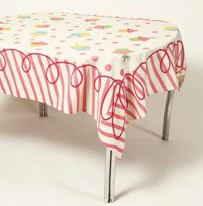 Happy Birthday Pink Moda Home Tablecloth  