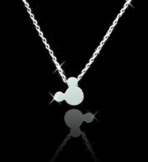 Petite Mickey Mouse Silver Necklace