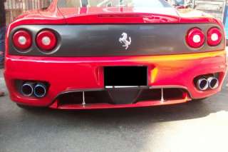 Ferrari 360 Rear Bumper cover w/ Hamann Diffuser (used)  