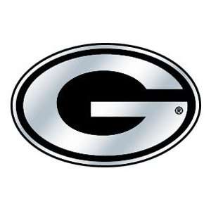 Georgia Bulldogs Silver Auto Emblem   College Athletics Sports 