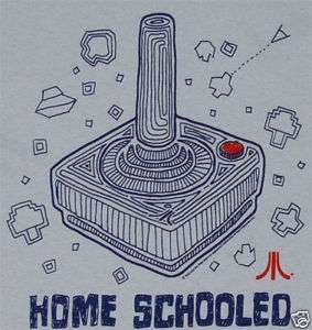Licensed Atari *HOME SCHOOLED* Game Joystick T Shirt  