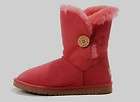 UGG® Australia Womens Bailey Button boots 5803 tomato red 8 eu 39 new 