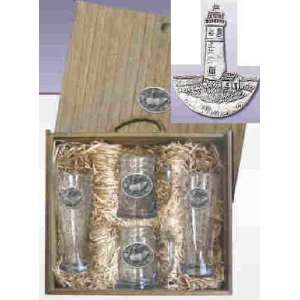  Lighthouse Deluxe Boxed Beer Glass Set