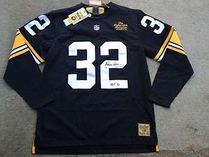 FRANCO HARRIS PITTSBURGH STEELERS AUTOGRAPHED STITCHED JERSEY SUPER 