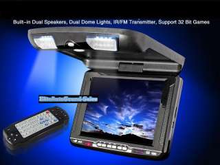 NEW 10.4 FLIP DOWN LCD CAR MONITOR CD USB DVD PLAYER  