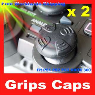 PS1 PS2 PS3 XBOX 360 Analog Thumb Stick Caps Grips Mod  