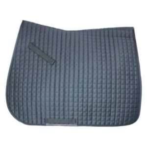  Quilted Cotton Dressage Saddle Pad White: Pet Supplies