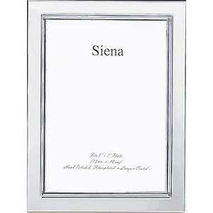   corner/bezel polished silverplate frame by Siena   5x7