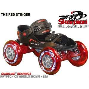  Skorpion Quadline RED STINGER   Large (8 12) Sports 